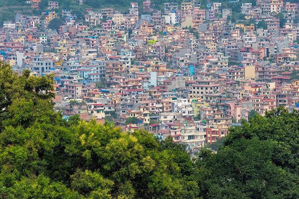 Su, Keren 아티스트의 Cityscape of Kathmandu in Kathmandu Valley-Nepal작품입니다.